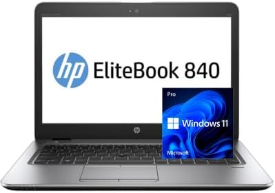 HP ELITEBOOK 840 G3 Portable 14 i5-6300U 8GB RAM 256GB SSD | Spanish QWERTY Keyboard and Professional Performance | Windows 11 Pro Refurbished