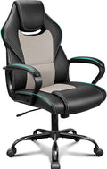 BASETBL Sedia Ufficio Sedia da Gaming Poltrona Girevole da Ufficio, Poltrona Direzionale Oscillant Supporto Lombare Schienale Alto, Sedie Scrivania Computer in Similpelle, Portata 150 kg (Rosso)(Grigio)