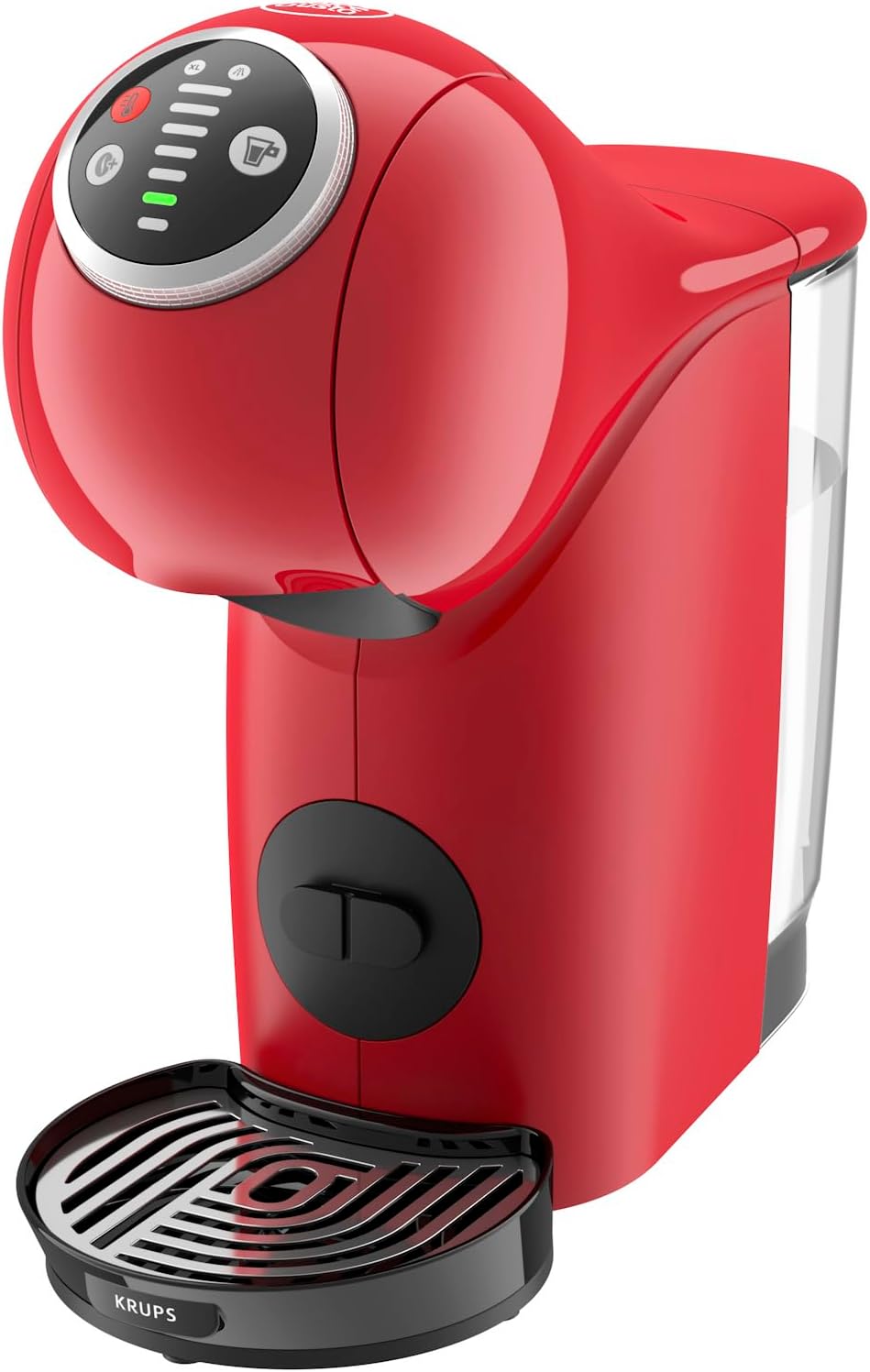 Krups Genio S Plus - Macchina da caffè per caffè espresso Boost, funzione XL KP340510, 0.8 lt(Rosso)