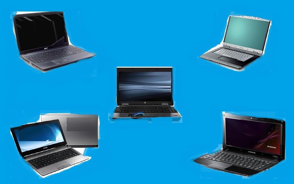 Generico Notebook Laptop 15.4 Inches Used with Warranty Core Duo 1.8-2.00 GHz Hard Disk 80 GB RAM 2 GB WIN10PRO Various Brands and Models