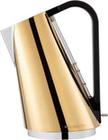 BUGATTI, Vera Easy New, bollitore elettrico con filtro anticalcare rimovibile, capacità 1,70 litri, 2180 W, corpo in acciaio inox (Authentic)(Oro)