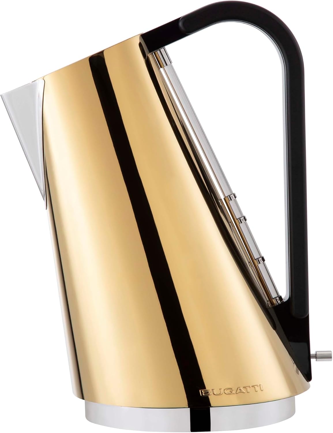 BUGATTI, Vera Easy New, bollitore elettrico con filtro anticalcare rimovibile, capacità 1,70 litri, 2180 W, corpo in acciaio inox (Authentic)(Oro)
